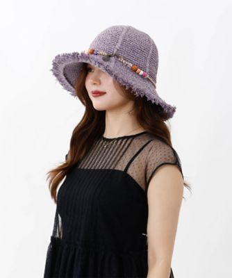 ペーパー手編みクロッシェハット 4ASS24728 | ANNA SUI
